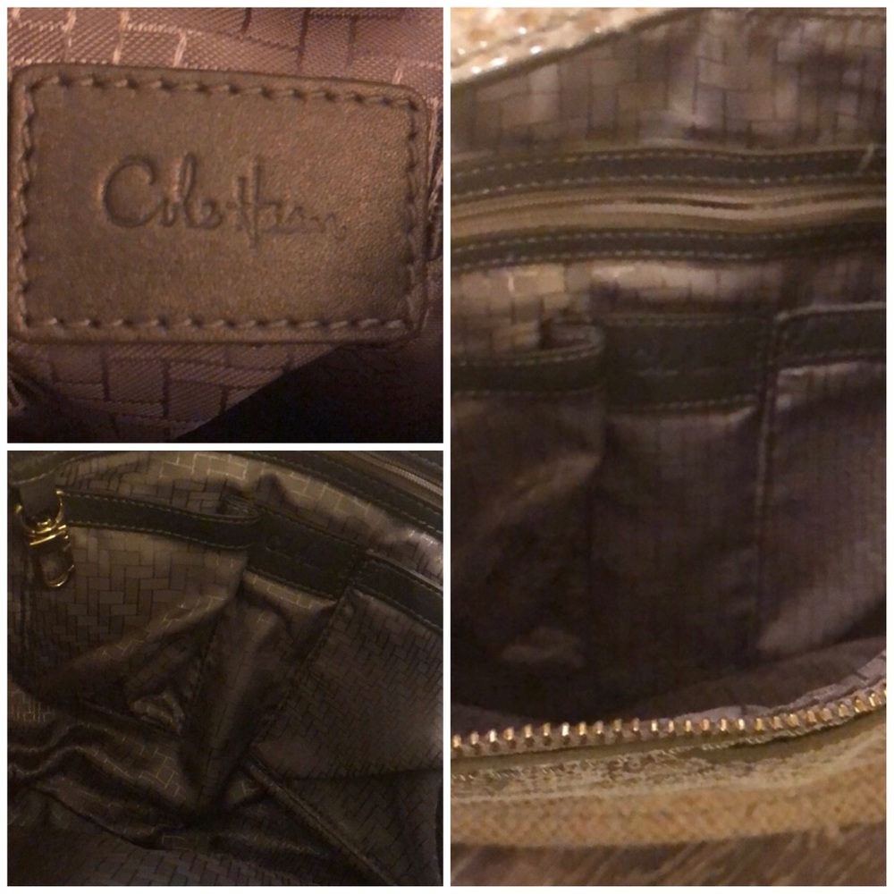 πSALE Cole Haan snake print purse tan like new - Picture 7 of 7